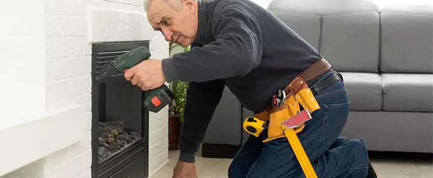 New Indoor Fireplace Installation in Kings Park, New York